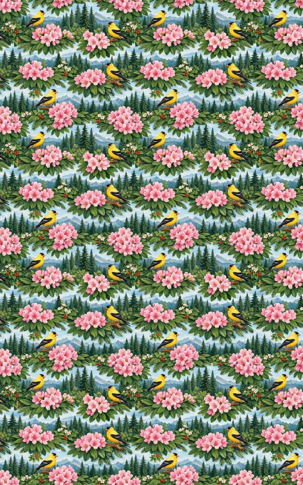 Washington Flora & Fauna - London Penny Gift Wrap