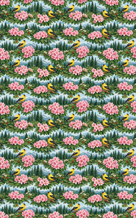 Washington Flora & Fauna - London Penny Gift Wrap