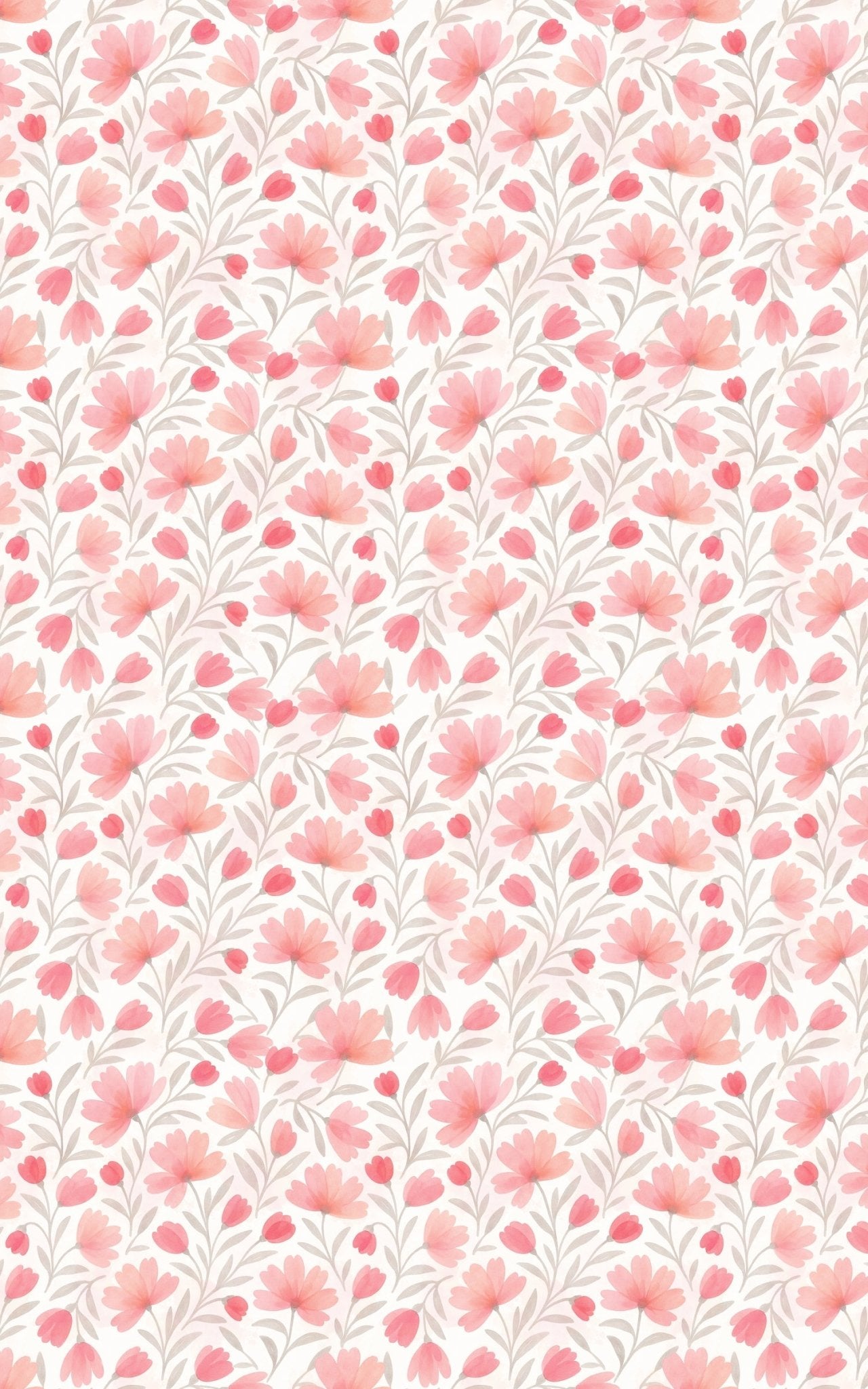Watercolor Petals - London Penny Gift Wrap