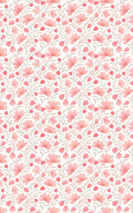 Watercolor Petals - London Penny Gift Wrap