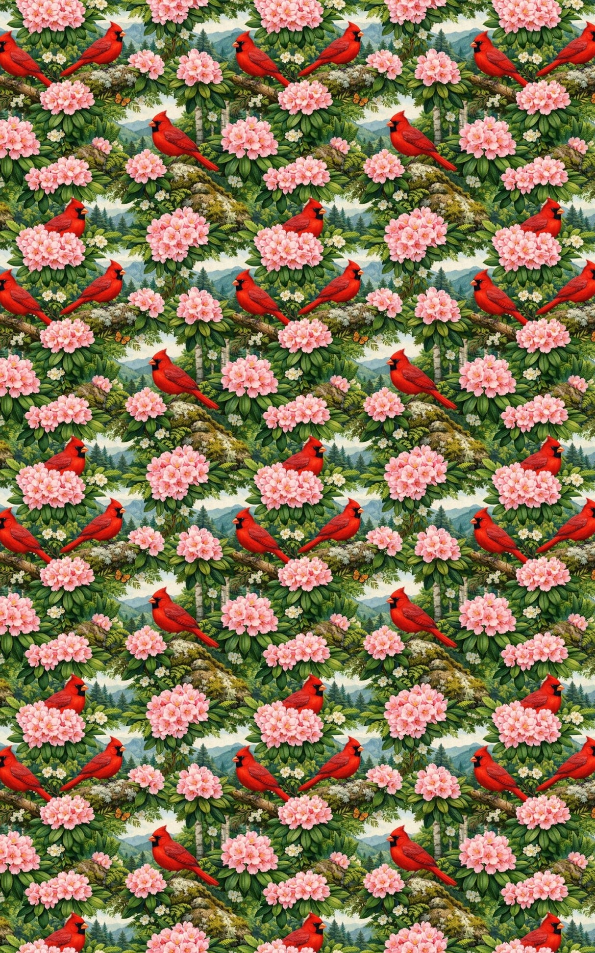 West Virginia Flora & Fauna - London Penny Gift Wrap