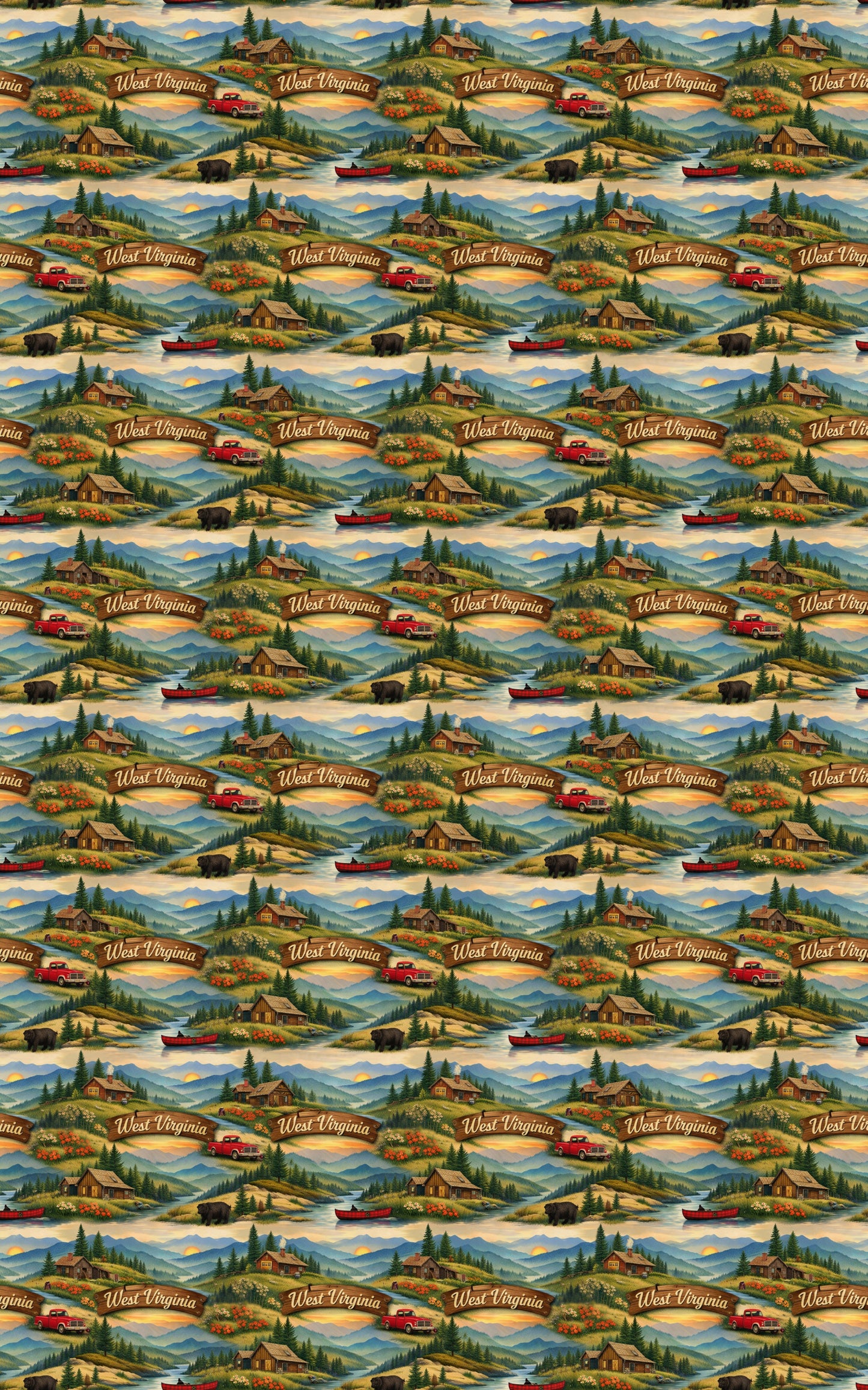 West Virginia Mountain Ridge