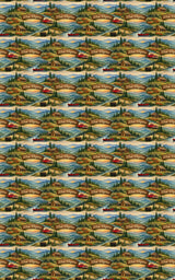 West Virginia Mountain Ridge - London Penny Gift Wrap