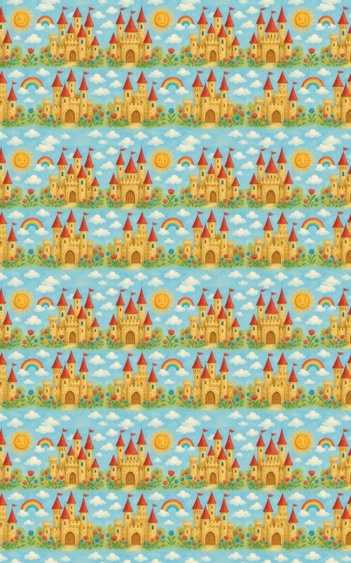 Whimsical Castle Kingdom - London Penny Gift Wrap