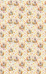 Wildflower Westie Waltz - London Penny Gift Wrap
