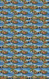 Wilmington DE River Revival - London Penny Gift Wrap