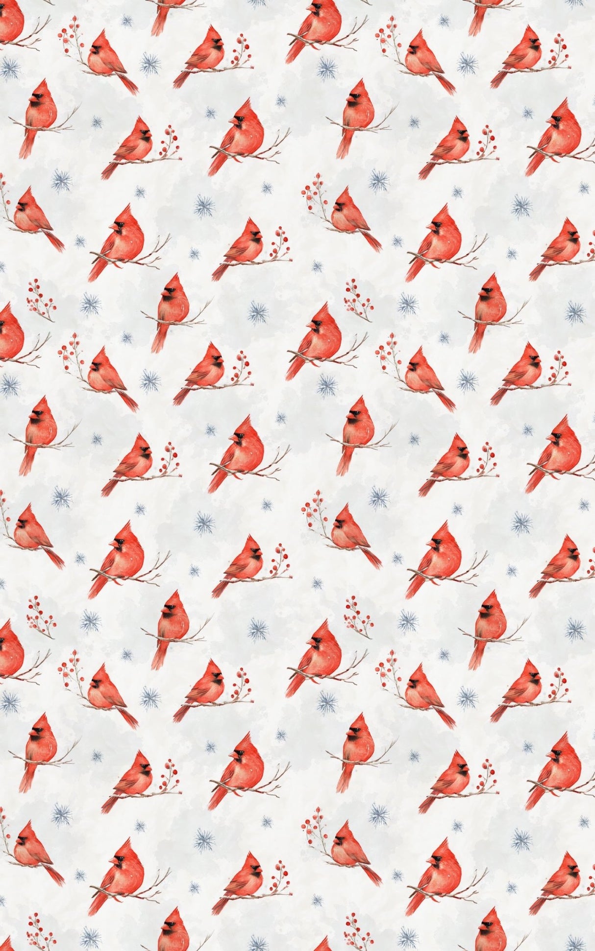 Winter Cardinals - London Penny Gift Wrap