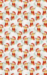 Winter Whimsy Giraffes - London Penny Gift Wrap