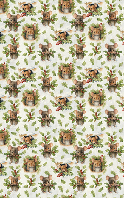 Winter Woodland Mice