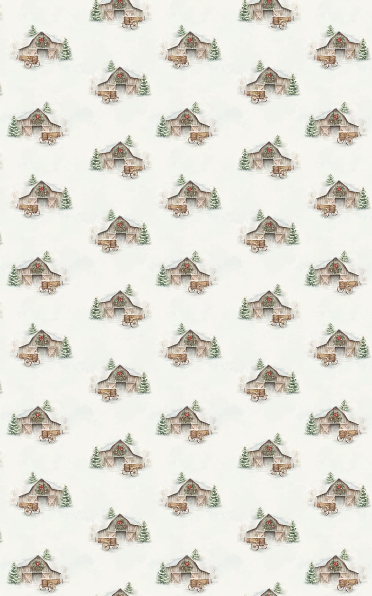Winter Barn Chorus - London Penny Gift Wrap