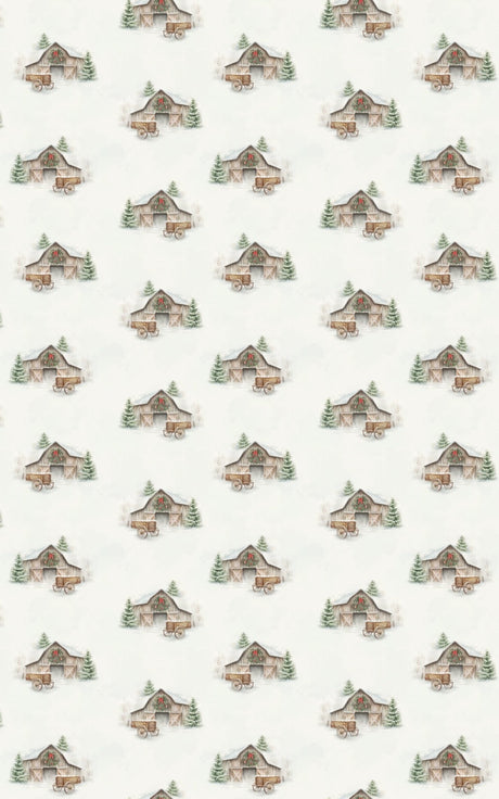 Winter Barn Chorus - London Penny Gift Wrap