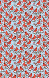 Winter Cardinal Whispers - London Penny Gift Wrap