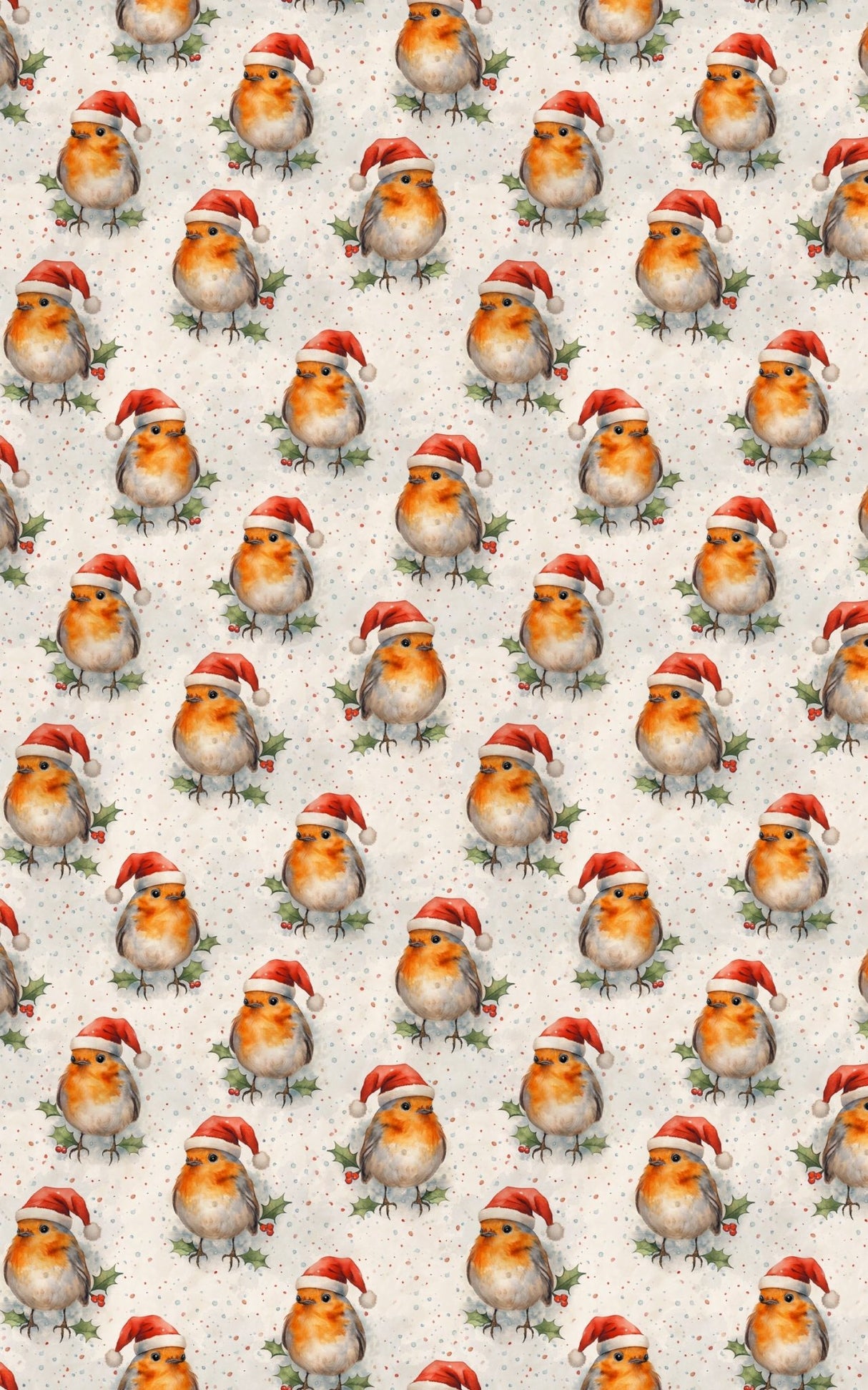 Winterberry Robins - London Penny Gift Wrap