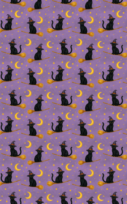 Celestial Cats & Broomsticks