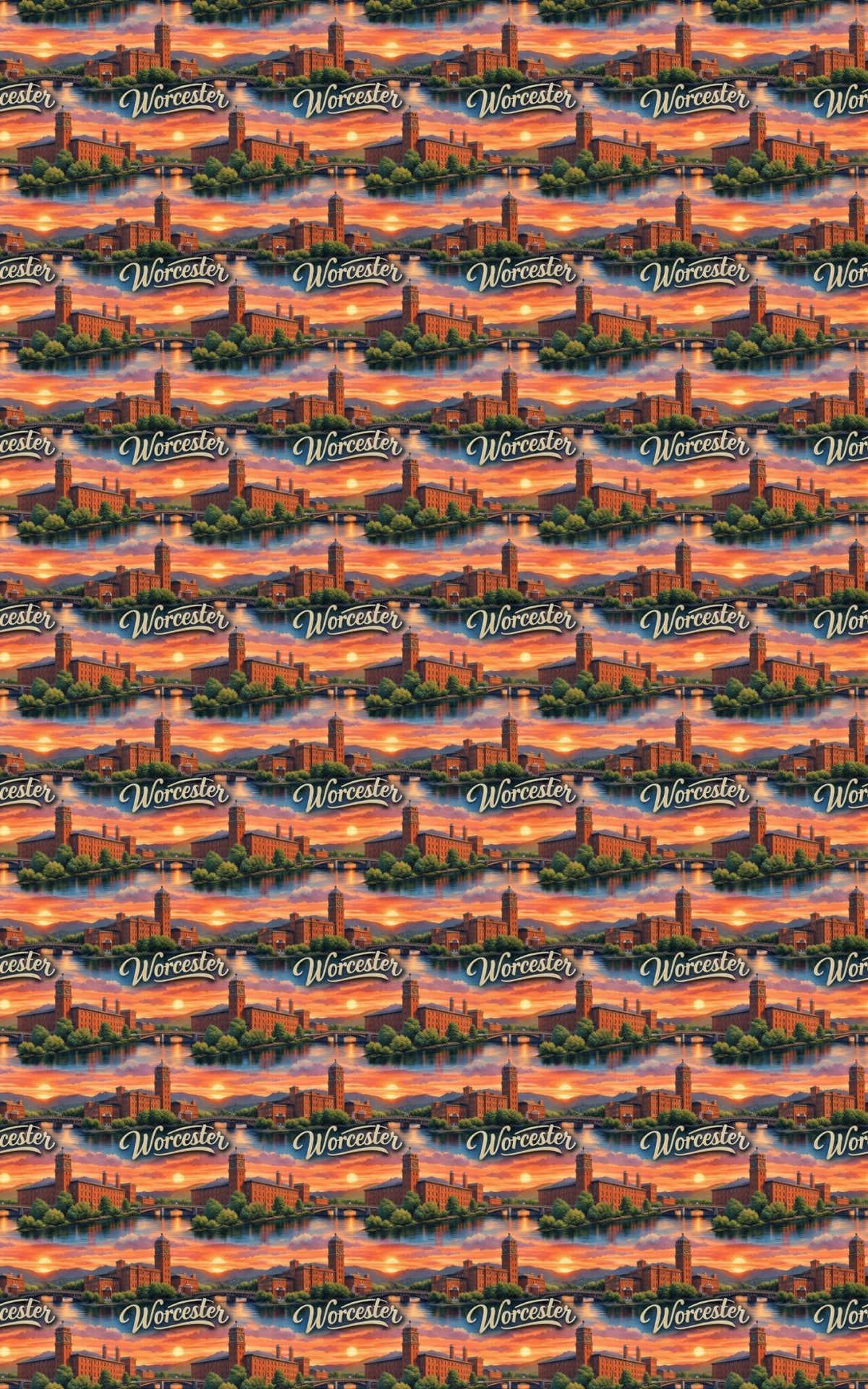 Worcester Mill Revival - London Penny Gift Wrap