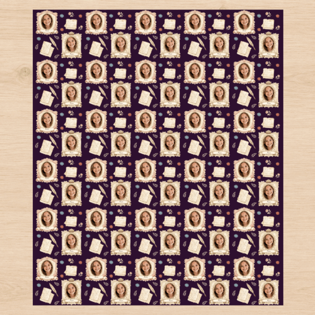 Personalized Vintage Letters Wrapping Paper | Custom Gift Wrap - London Penny Gift Wrap