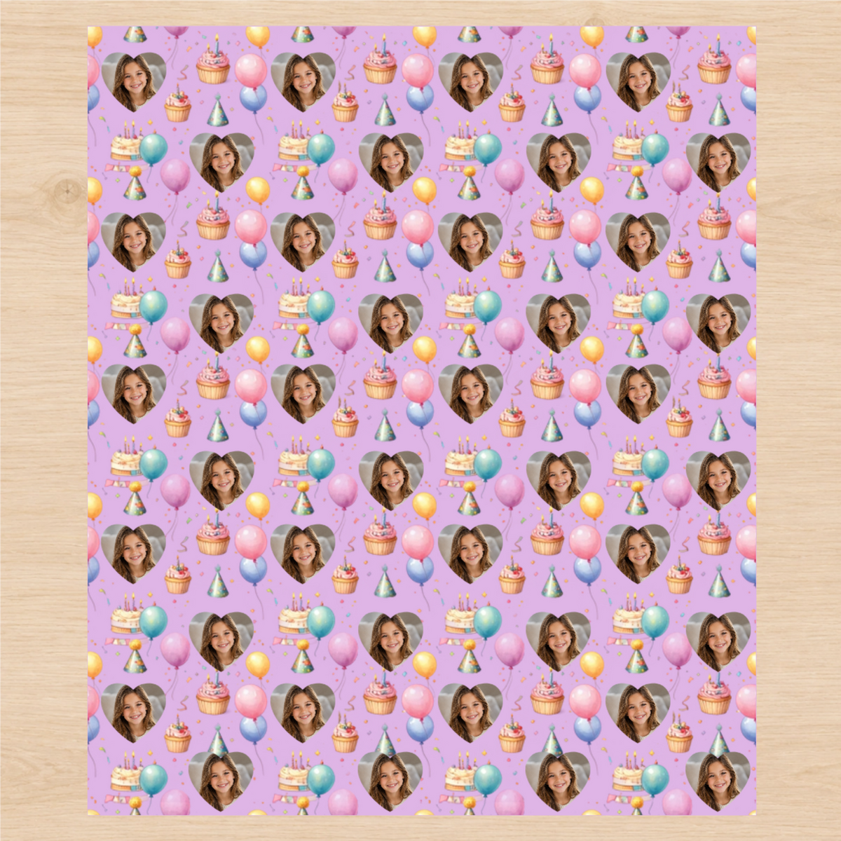 Personalized Birthday Party Wrapping Paper | Custom Gift Wrap