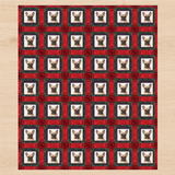 Personalized Cranberry Pines Plaid Wrapping Paper | Custom Gift Wrap