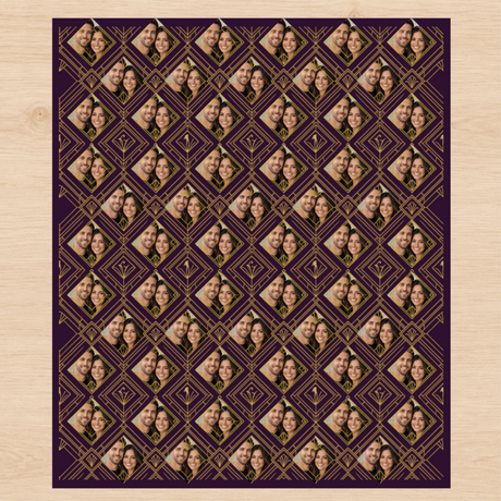 Personalized Diamond Dance Wrapping Paper | Custom Gift Wrap - London Penny Gift Wrap