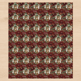 Personalized Garnet Garden Wrapping Paper | Custom Gift Wrap - London Penny Gift Wrap