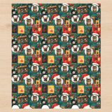Personalized The Merry Record Club Wrapping Paper | Custom Gift Wrap