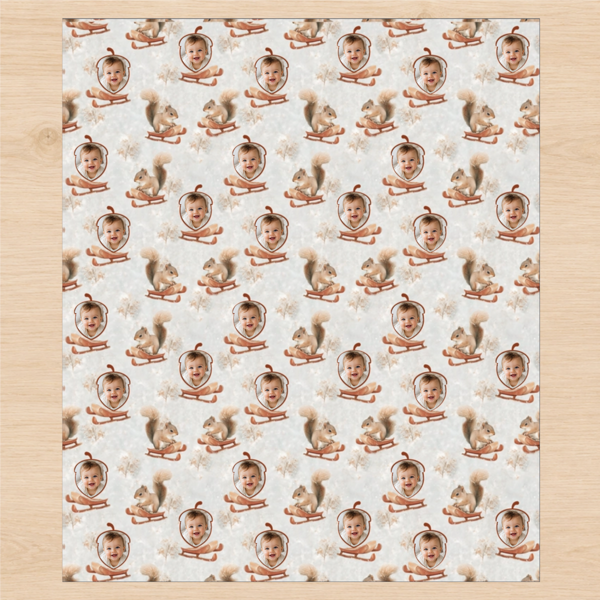 Personalized Snowbound Wrapping Paper | Custom Gift Wrap