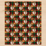 Personalized Candlelight Plaid Wrapping Paper | Custom Gift Wrap