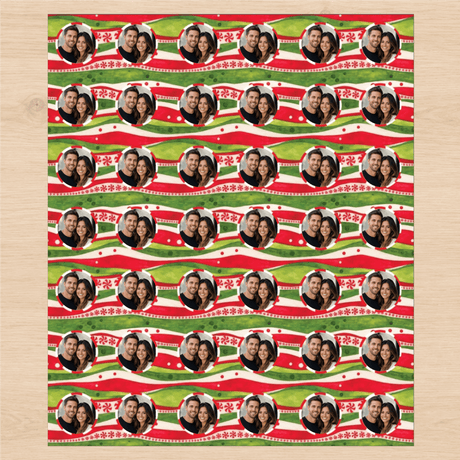 Personalized Peppermint Whispers Wrapping Paper | Custom Gift Wrap - London Penny Gift Wrap