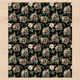 Personalized Pinecones & Fir Branche Wrapping Paper | Custom Gift Wrap