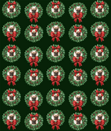 Personalized Wreaths & Bows Wrapping Paper | Custom Gift Wrap - London Penny Gift Wrap