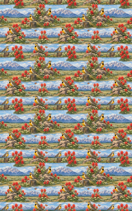 Wyoming Flora & Fauna - London Penny Gift Wrap