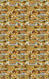 Wyoming Western Range - London Penny Gift Wrap