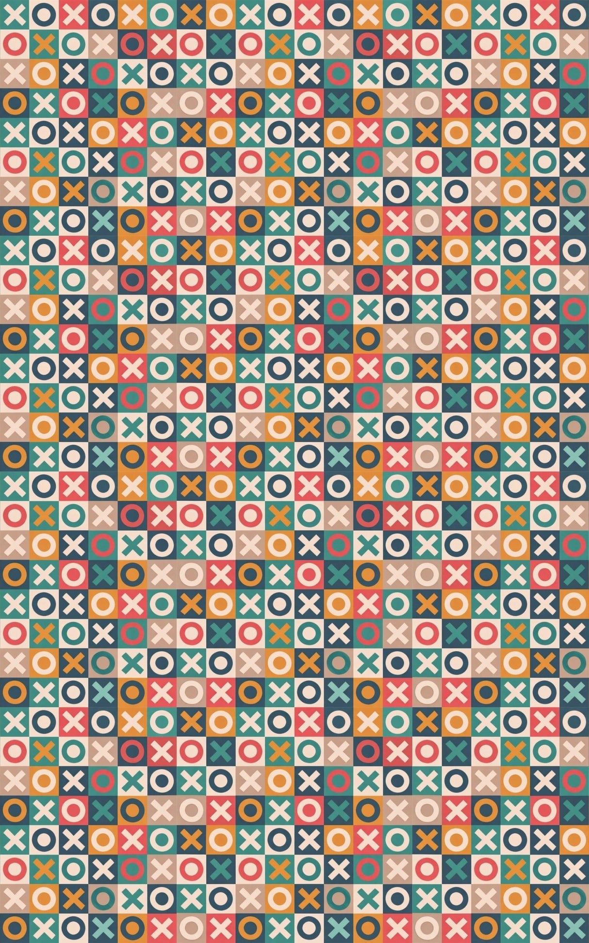 XO Checkerboard - London Penny Gift Wrap