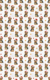 Santa’s Little Yorkie - London Penny Gift Wrap