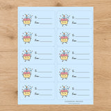 A Little Slice of Joy Gift Tag Sticker Sheet