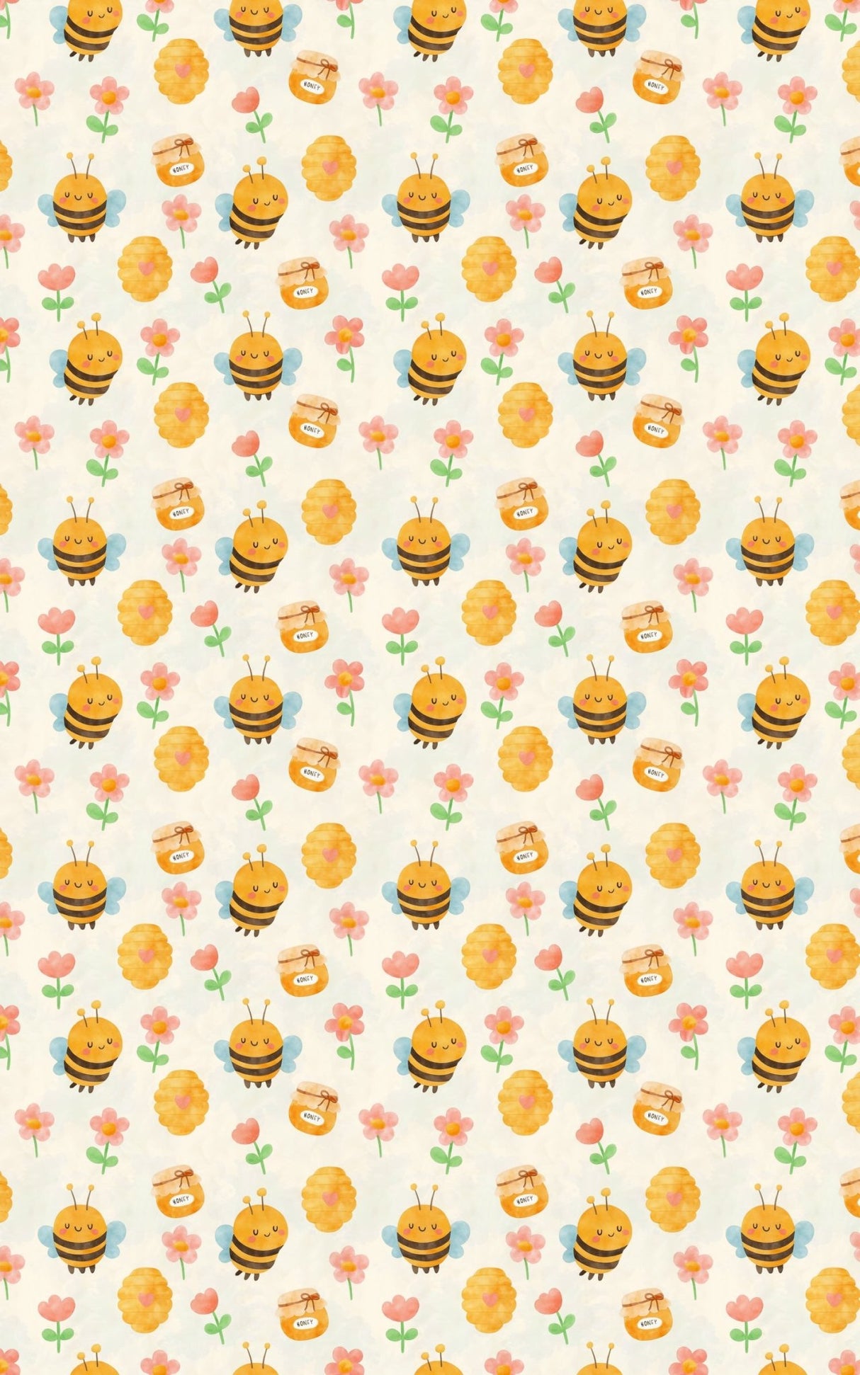 Happy Honeybees - London Penny Gift Wrap