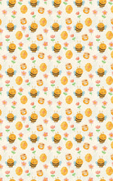 Happy Honeybees - London Penny Gift Wrap