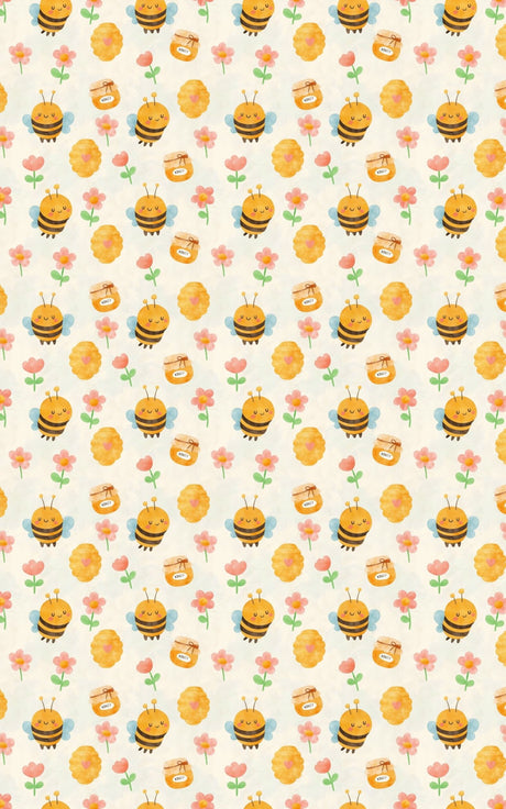 Happy Honeybees - London Penny Gift Wrap