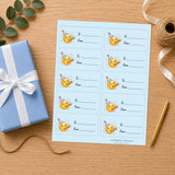 Make a Wish Gift Tag Sticker Sheet
