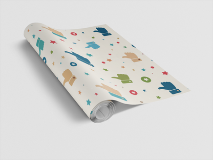 Thumbs Up Fiesta Wrapping Paper