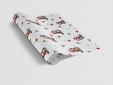 Bernedoodle Christmas - London Penny Gift Wrap
