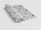 Birthday Celebration Samoyeds Wrapping Paper - London Penny Gift Wrap
