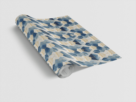 Menorah Dreams and Gilded Beams - London Penny Gift Wrap