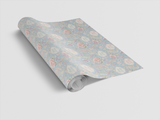Boutique Birthday Paisley Wrapping Paper