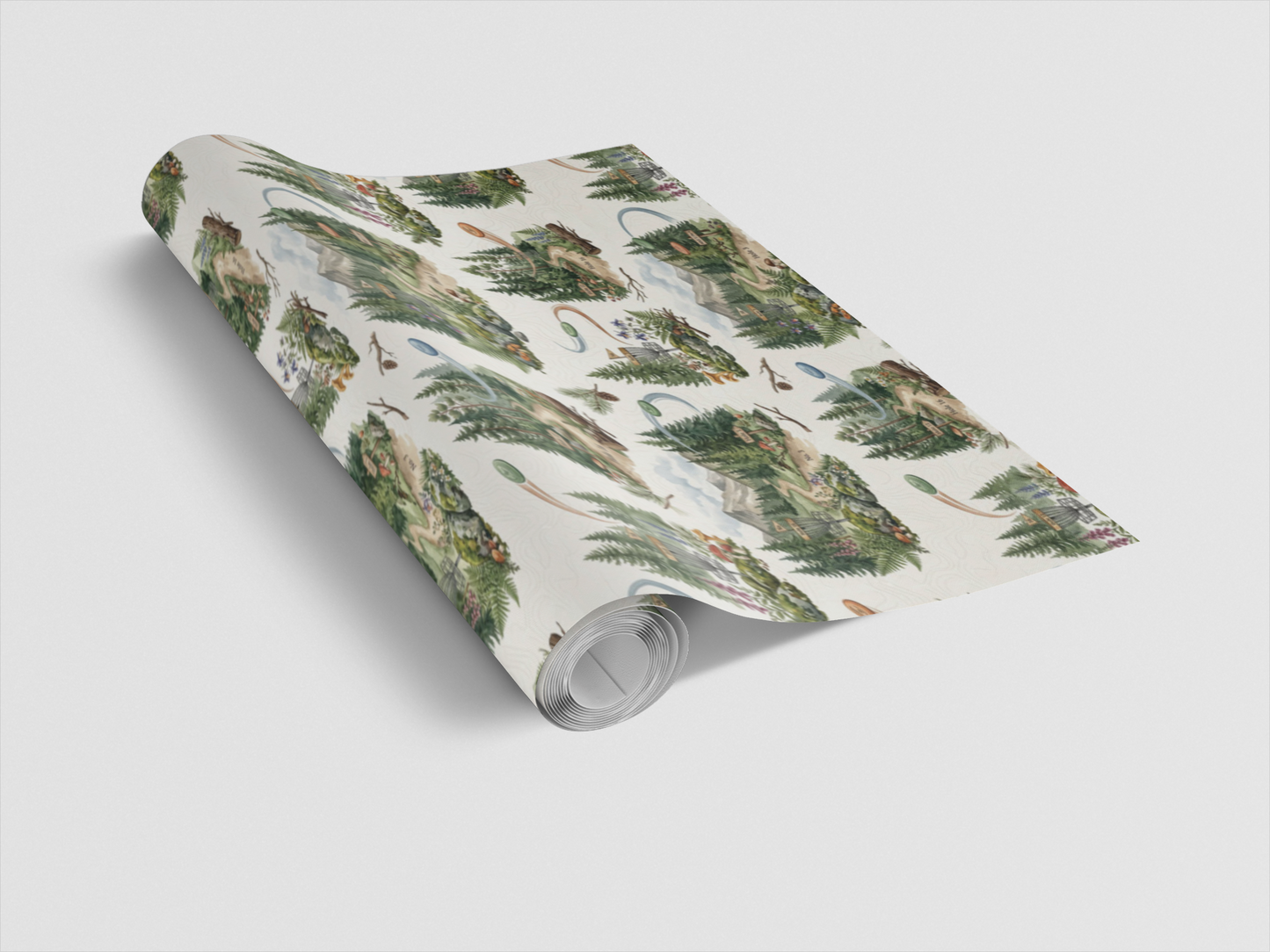 Alpine Disc Adventure Wrapping Paper