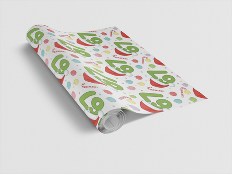 Holiday 67 Pattern - London Penny Gift Wrap