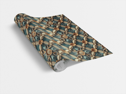 Emerald Symmetry - London Penny Gift Wrap