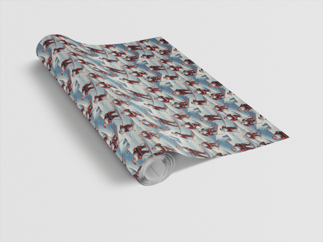 Ho-Ho-Snow Glide - London Penny Gift Wrap