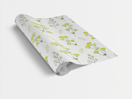 Yellow Spring Flowers - London Penny Gift Wrap