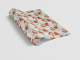 Winter Whimsy Giraffes - London Penny Gift Wrap